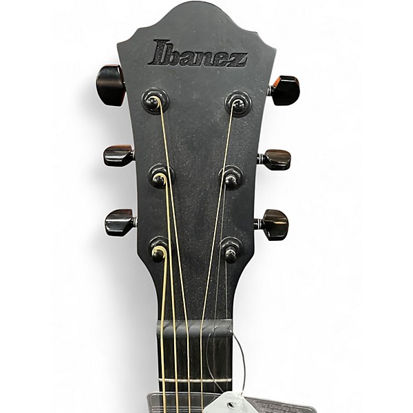 Used Ibanez AEWC621 Flat Black Acoustic Electric Guitar