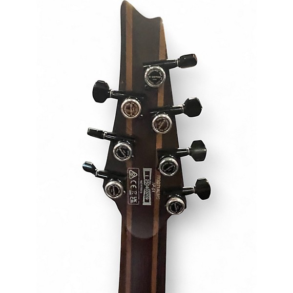 Used Ibanez RGD71ALMS Black Aurora Burst Solid Body Electric Guitar