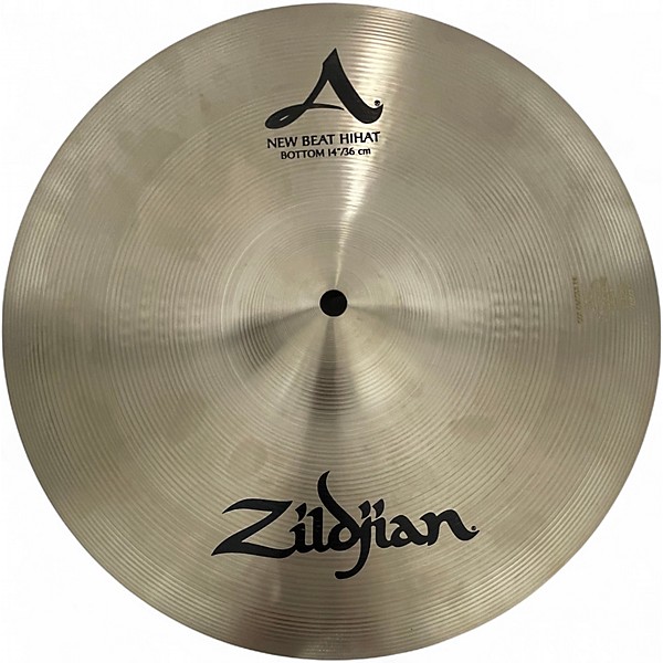 Used Zildjian 14in New Beat Hi Hat Bottom Cymbal