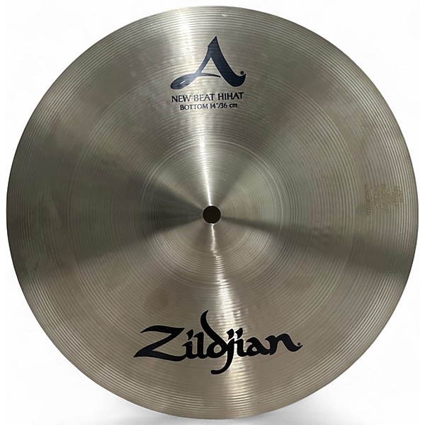 Used Zildjian 14in New Beat Hi Hat Bottom Cymbal