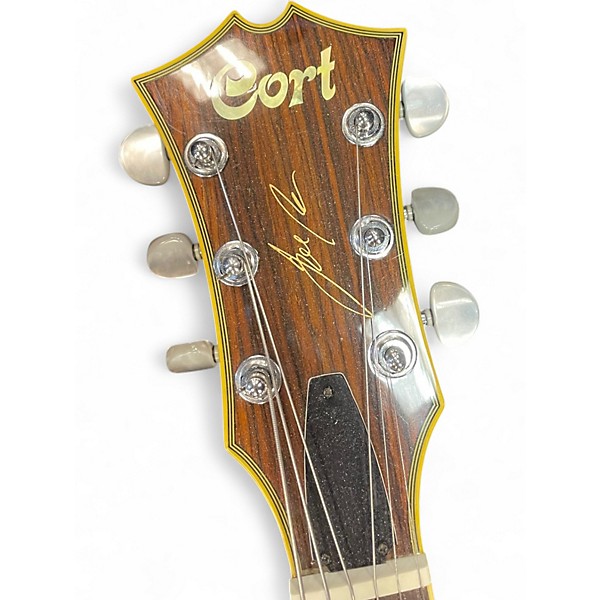 Used Cort beck 6 natural Hollow Body Electric Guitar