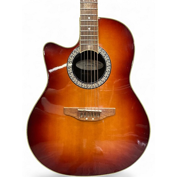 Used Ovation LCC047 SUNBURST Acoustic Electric Guitar