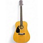Used Fender CD100 Left Handed Natural Acoustic Guitar thumbnail