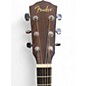 Used Fender CD100 Left Handed Natural Acoustic Guitar
