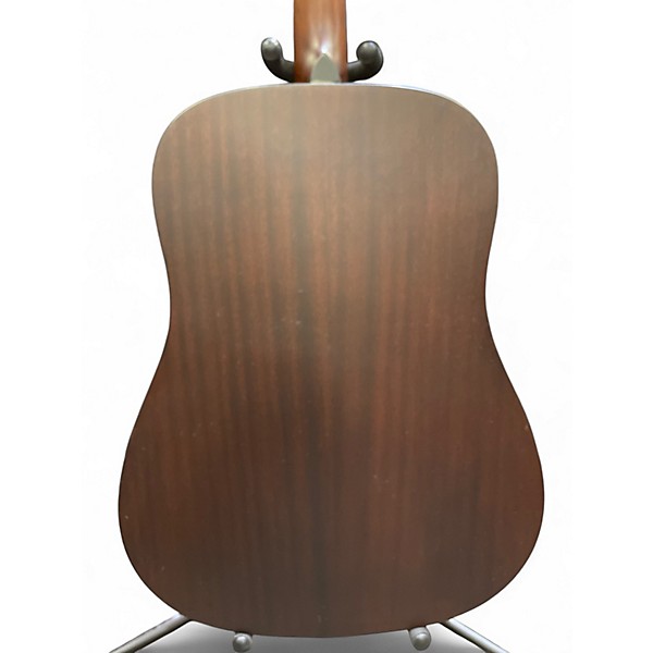 Used Fender CD100 Left Handed Natural Acoustic Guitar