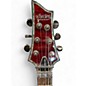 Used Schecter Guitar Research HELLRAISER S LH QUILTED RED Solid Body Electric Guitar