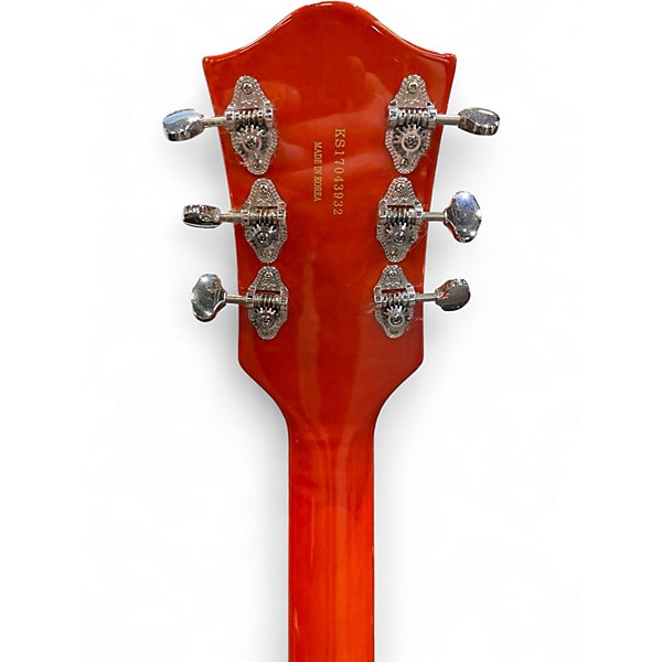 Used Gretsch Guitars G5420 LH Orange Hollow Body Electric Guitar