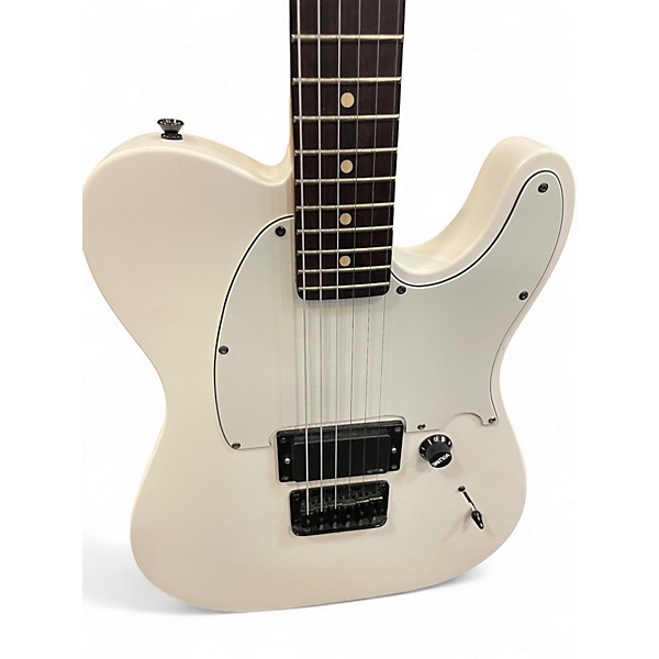 Used Squier Jim Root Telecaster flat white Solid Body Electric Guitar