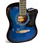 Used Ibanez V70CE Blue Burst Acoustic Electric Guitar