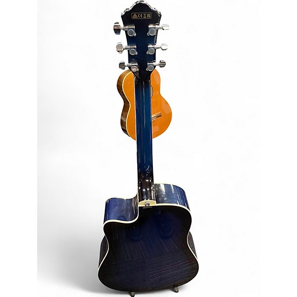 Used Ibanez V70CE Blue Burst Acoustic Electric Guitar