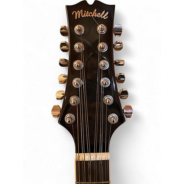 Used Mitchell D120S12E Natural 12 String Acoustic Electric Guitar