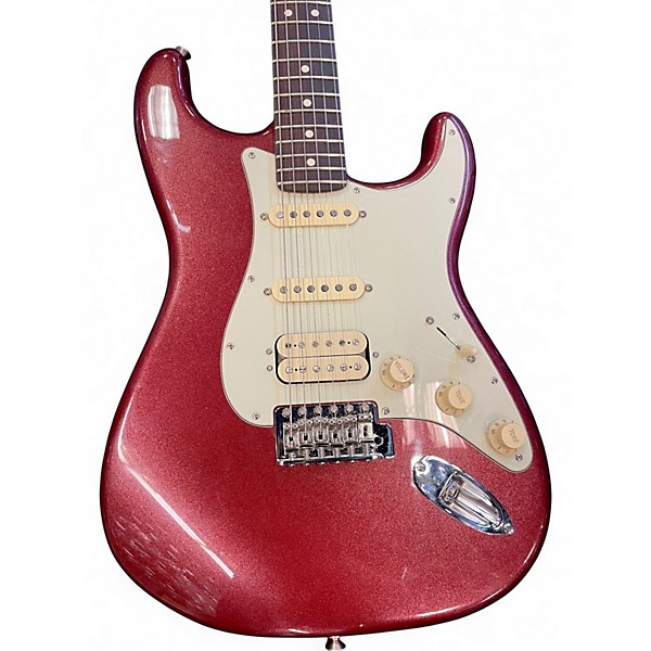 Used Fender American Performer Stratocaster HSS Aubergine Solid Body Electric Guitar