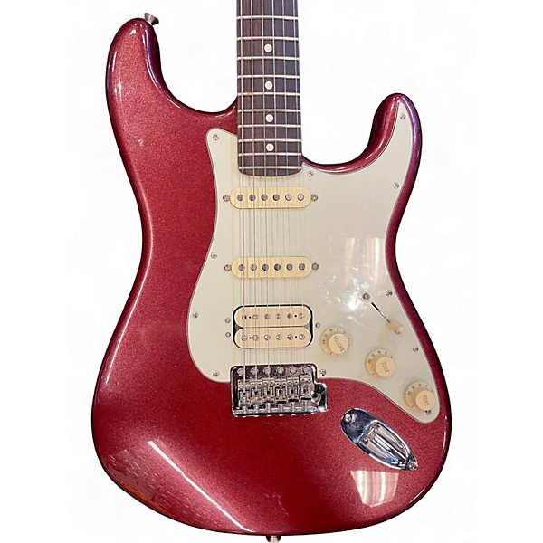 Used Fender American Performer Stratocaster HSS Aubergine Solid Body Electric Guitar