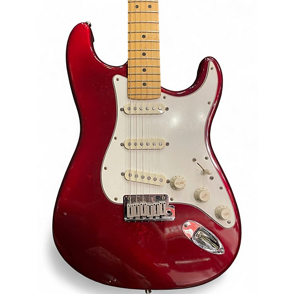 Used 1997 Fender American Standard Stratocaster Candy Apple Red Metallic Solid Body Electric Guitar