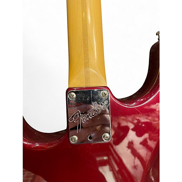 Used 1997 Fender American Standard Stratocaster Candy Apple Red Metallic Solid Body Electric Guitar