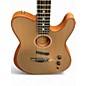 Used Fender American Acoustasonic Telecaster Natural Acoustic Electric Guitar