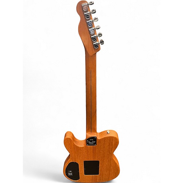 Used Fender American Acoustasonic Telecaster Natural Acoustic Electric Guitar