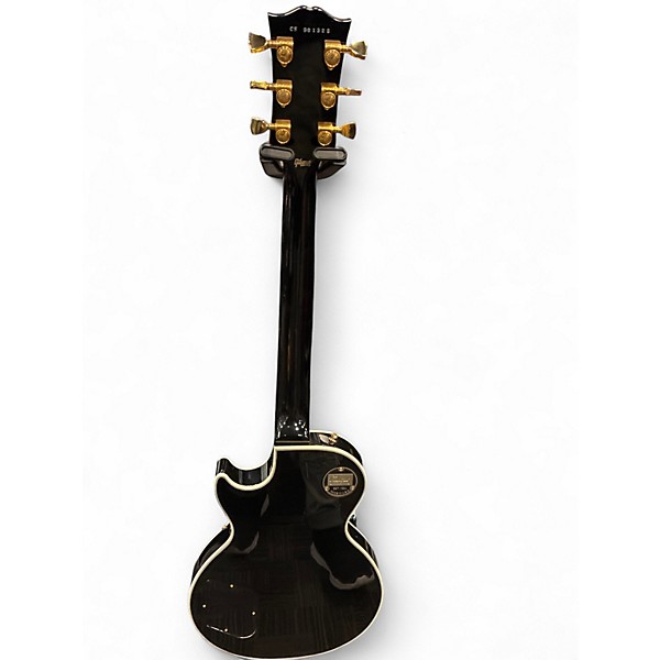 Used Gibson Les Paul Custom Black Solid Body Electric Guitar