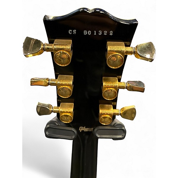 Used Gibson Les Paul Custom Black Solid Body Electric Guitar