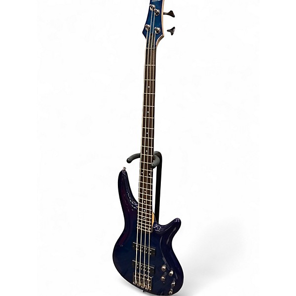 Used 2017 Ibanez Soundgear Blue Burst Electric Bass Guitar