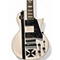 Used ESP LTD James Hetfield Signature Iron Cross White Solid Body Electric Guitar