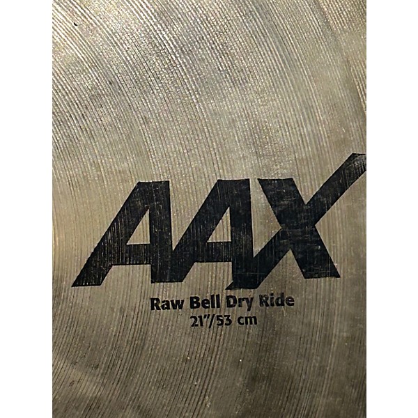 Used SABIAN 21in AAX Raw Bell Dry Ride Cymbal
