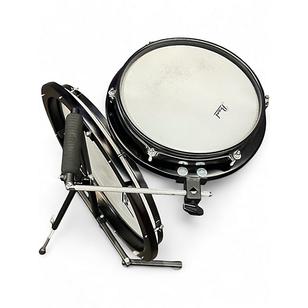 Used Pearl 2 Piece Rhythm Traveler Compact Black Drum Kit