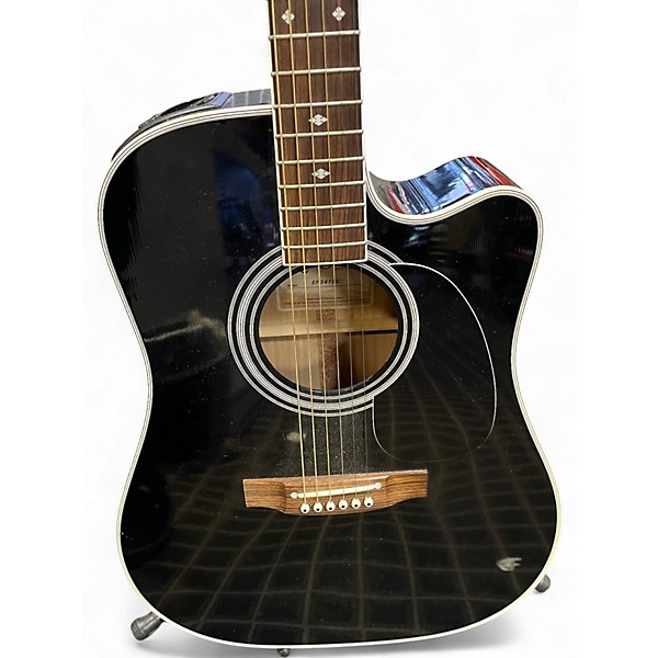 Used Takamine EF341SC NOIR Acoustic Electric Guitar