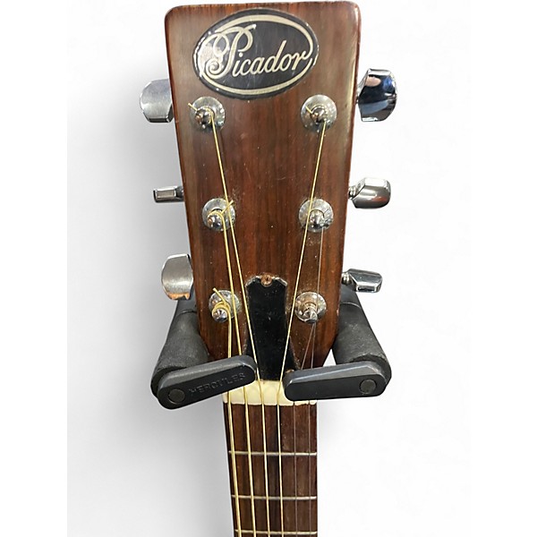 Used Picador dreadnought Natural Acoustic Guitar