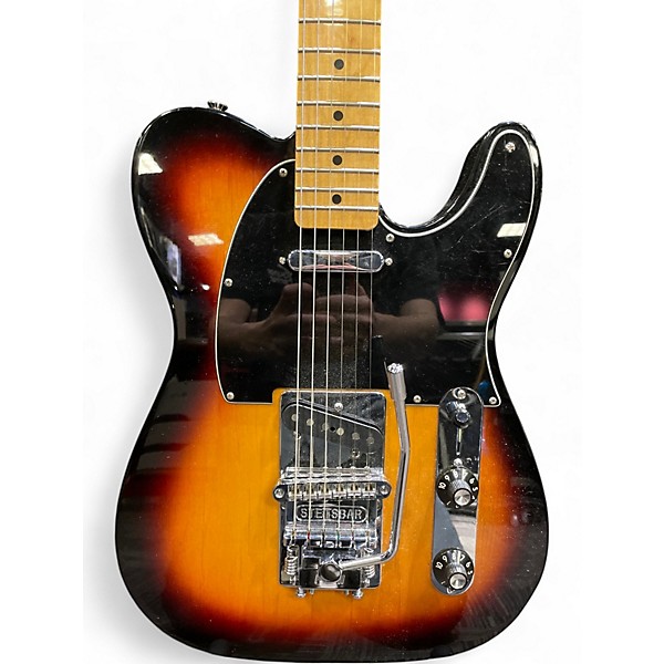 Used Fender MEXICAN STANDARD TELECASTER 3 Tone Sunburst Solid Body Electric Guitar