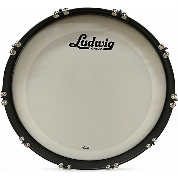 Used Ludwig 3 Piece LEGACY MAHOGANY Silver Oyster Pearl Drum Kit