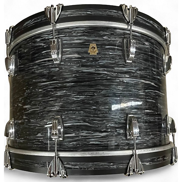 Used Ludwig 3 Piece LEGACY MAHOGANY Silver Oyster Pearl Drum Kit