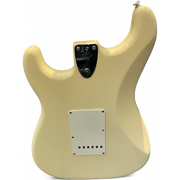 Used 2020 Fender Albert Hammond Jr. Stratocaster Olympic White Solid Body Electric Guitar