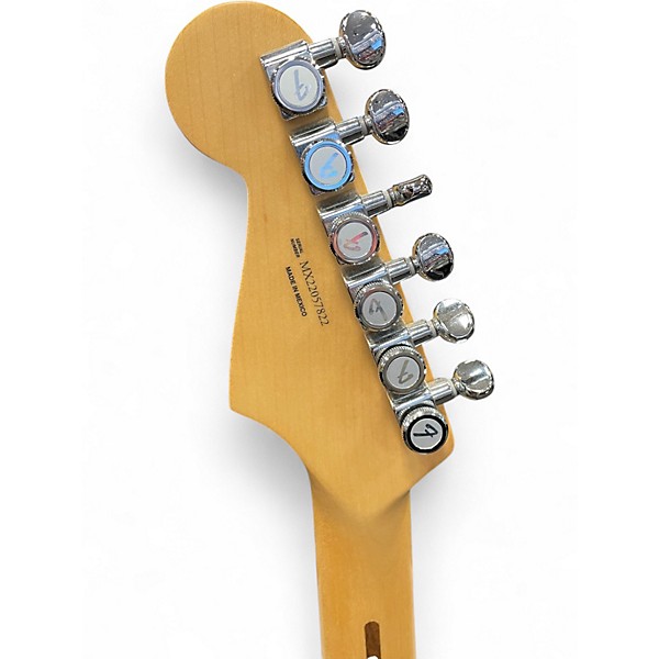 Used Fender Limited Edition Player Stratocaster HSS Ebony Solid Body Electric Guitar