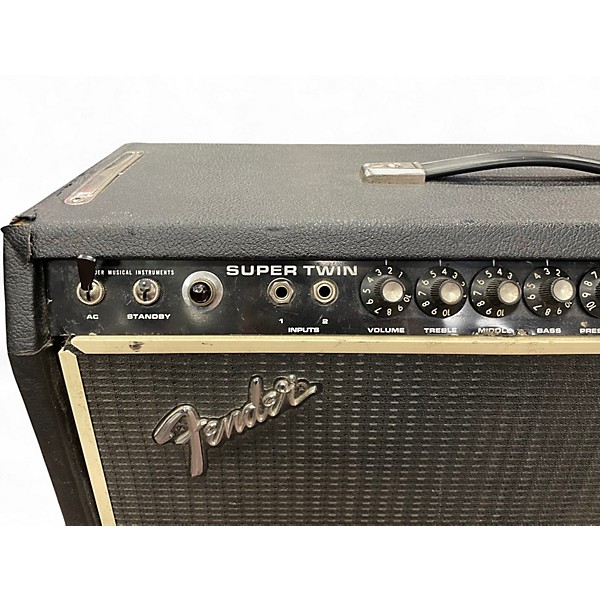Used Fender SUPER TWIN Tube Guitar Combo Amp