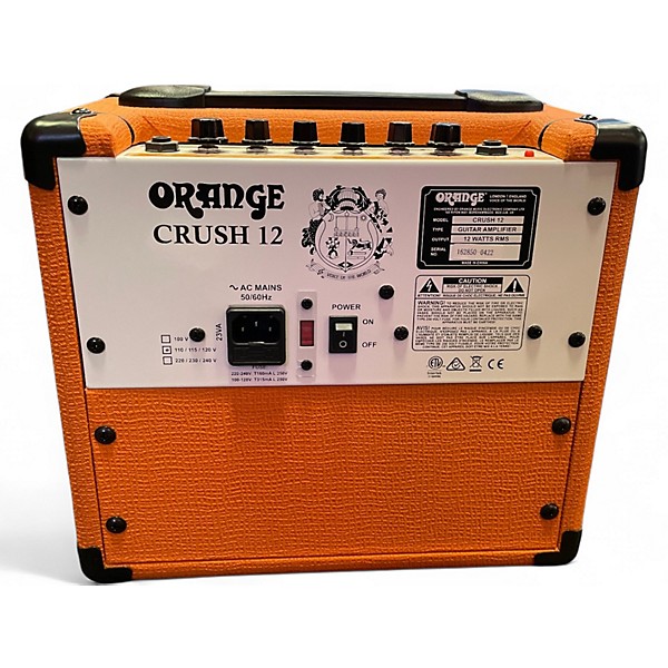 Used Orange Amplifiers Crush 12 Guitar Combo Amp
