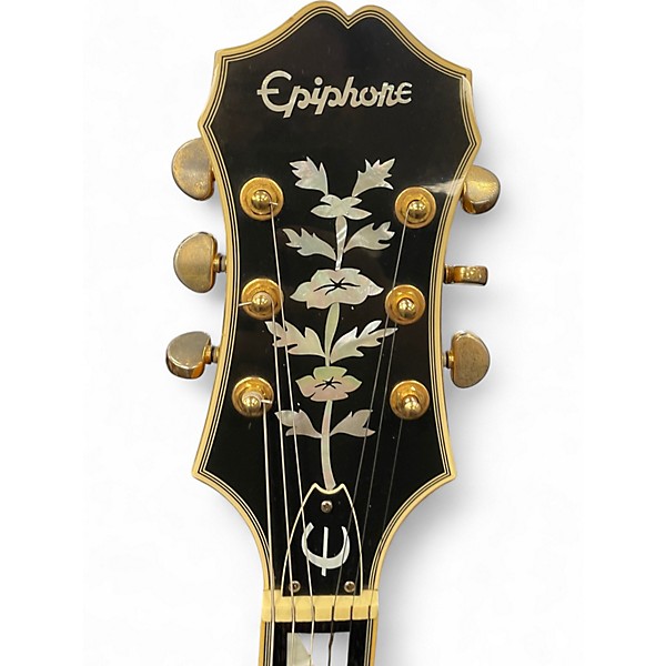 Used Epiphone Sheraton II Natural Hollow Body Electric Guitar