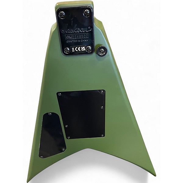 Used Jackson JS32 King V GREEN Solid Body Electric Guitar