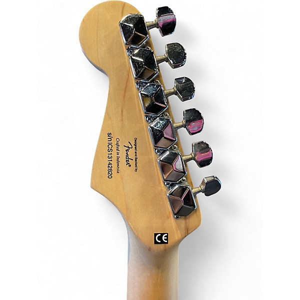 Used Squier Bullet Stratocaster Black Solid Body Electric Guitar