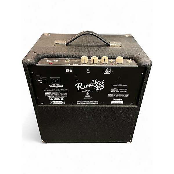 Used Fender Rumble 25 25W 1x8 Bass Combo Amp