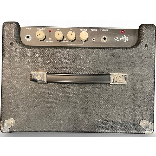 Used Fender Rumble 25 25W 1x8 Bass Combo Amp