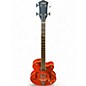 Used Gretsch Guitars G5123B Orange Electric Bass Guitar thumbnail