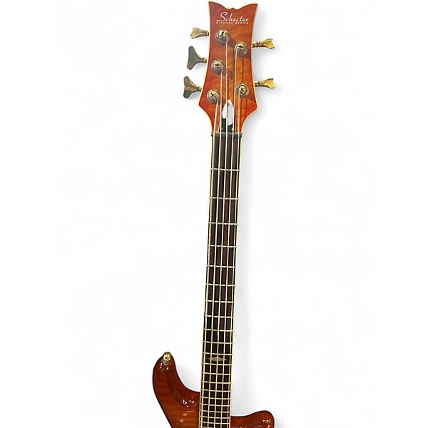 Used Schecter Guitar Research DIAMOND ELITE 5 2 Color Sunburst Electric Bass Guitar