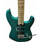 Used Charvel san dimas green sparkle Solid Body Electric Guitar