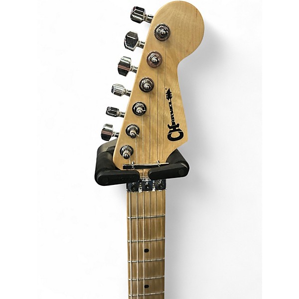 Used Charvel san dimas green sparkle Solid Body Electric Guitar