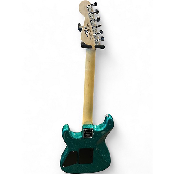 Used Charvel san dimas green sparkle Solid Body Electric Guitar