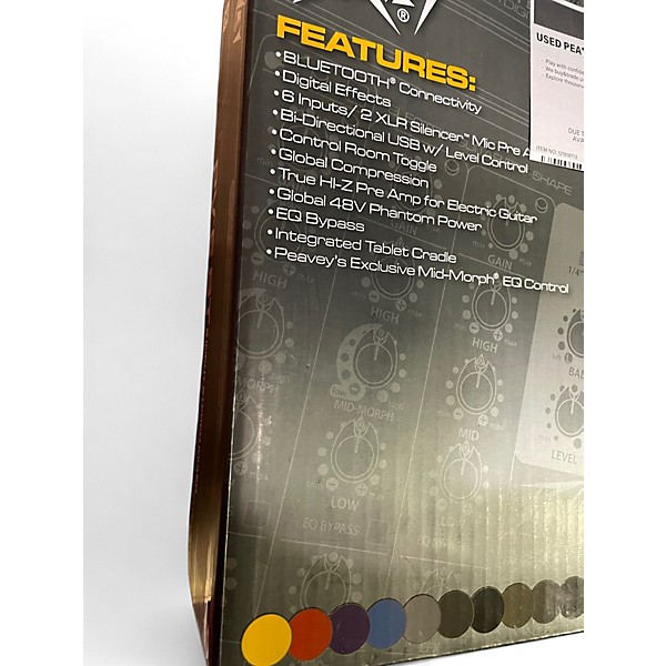 Used Peavey PV6 BT Unpowered Mixer