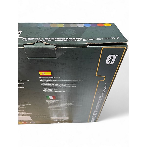 Used Peavey PV6 BT Unpowered Mixer