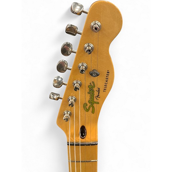 Used Squier Classic Vibe Telecaster Thinline Natural Hollow Body Electric Guitar
