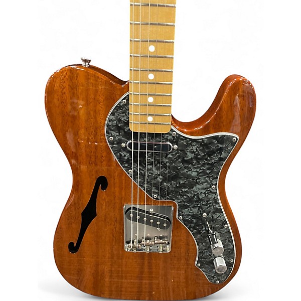 Used Squier Classic Vibe Telecaster Thinline Natural Hollow Body Electric Guitar